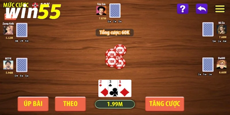 Cách chơi bài liêng Win55 từ cơ bản đến cách xử lý ván 2 Thứ tự bài trong Liêng cần nắm rõ